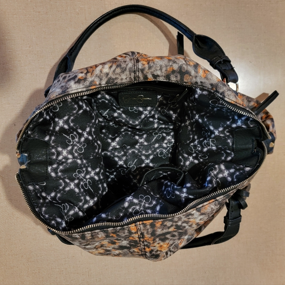 Jessica Simpson Animal Print Bag Hobo Handbag - Picture 4 of 11